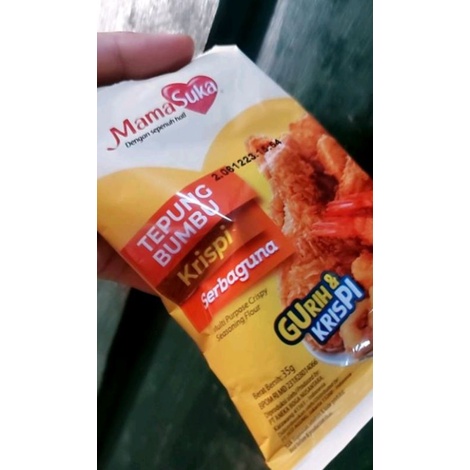 

Mamasuka tepung bumbu krispi serbaguna 35gr