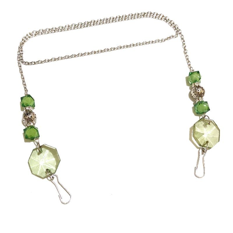 Kalung Gantungan Masker Strap Mask Hanging Samantha Crystal Chain Series Rantai
