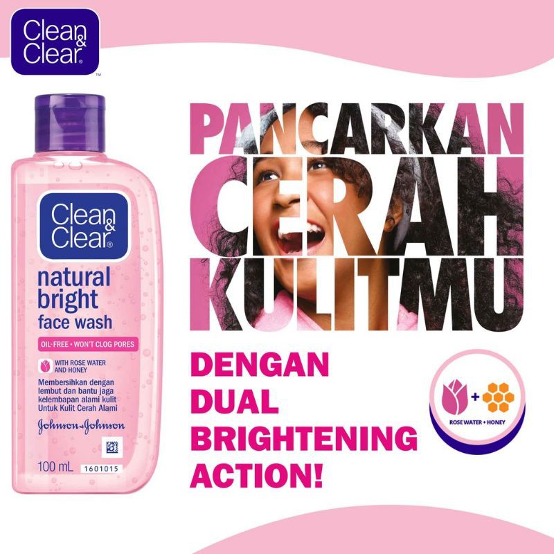 Clean &amp; Clear Natural Bright Face Wash