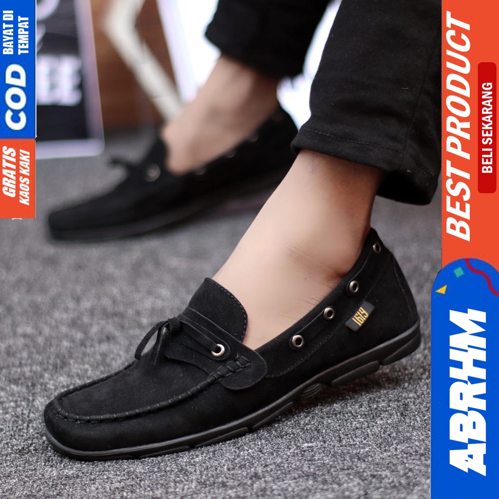 Abrhm Titan - Sepatu Slip On Pria Casual