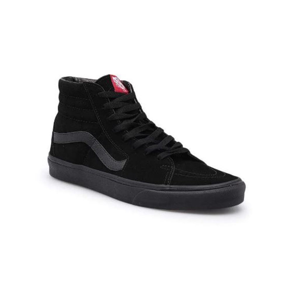 SEPATU VANS OFF THE WALL | SK8 HI SUEDE BLACK BLACK
