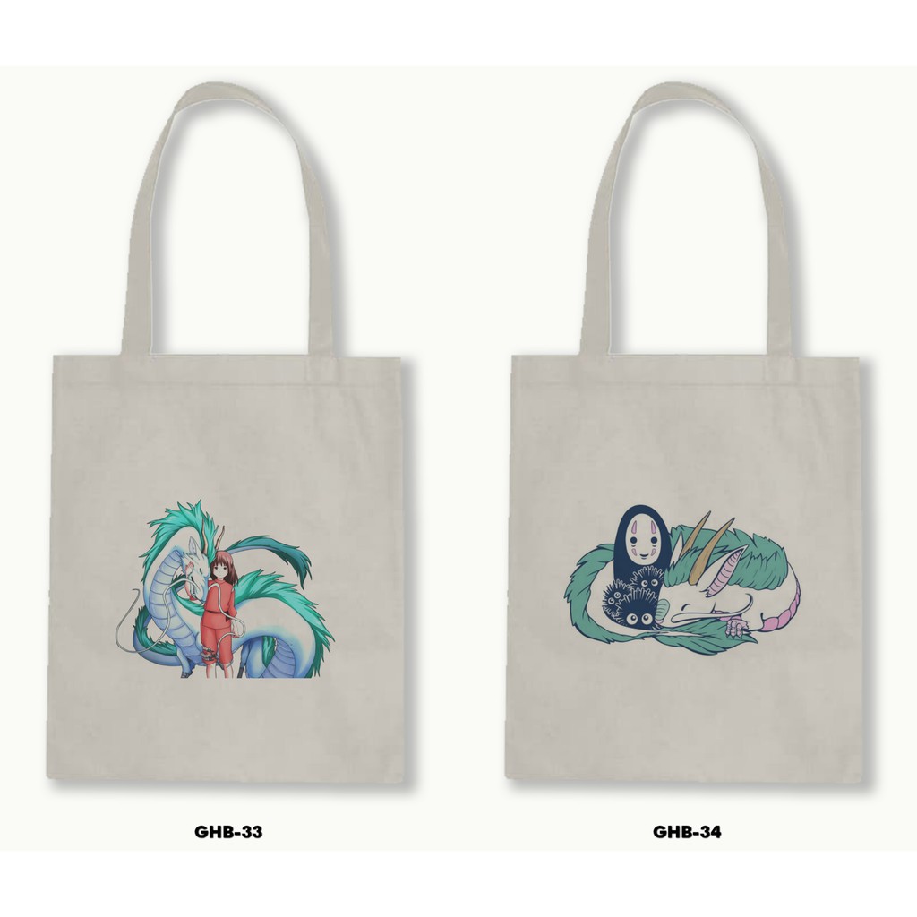 TOTE BAG BLACU - STUDIO GHIBLI .03