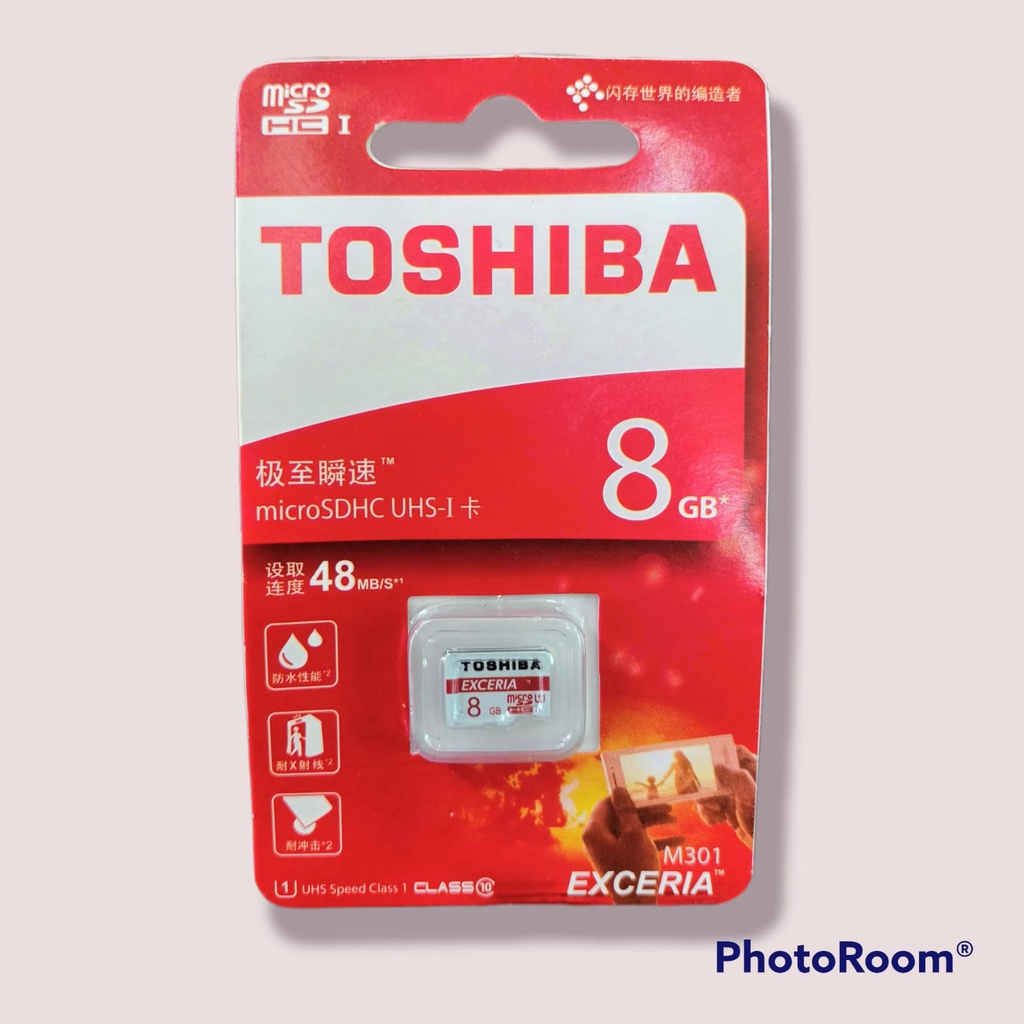 MEMORY TOSHIIBA MICRO SD  2 /4 / 8 / 16 / 32 / 64 GB