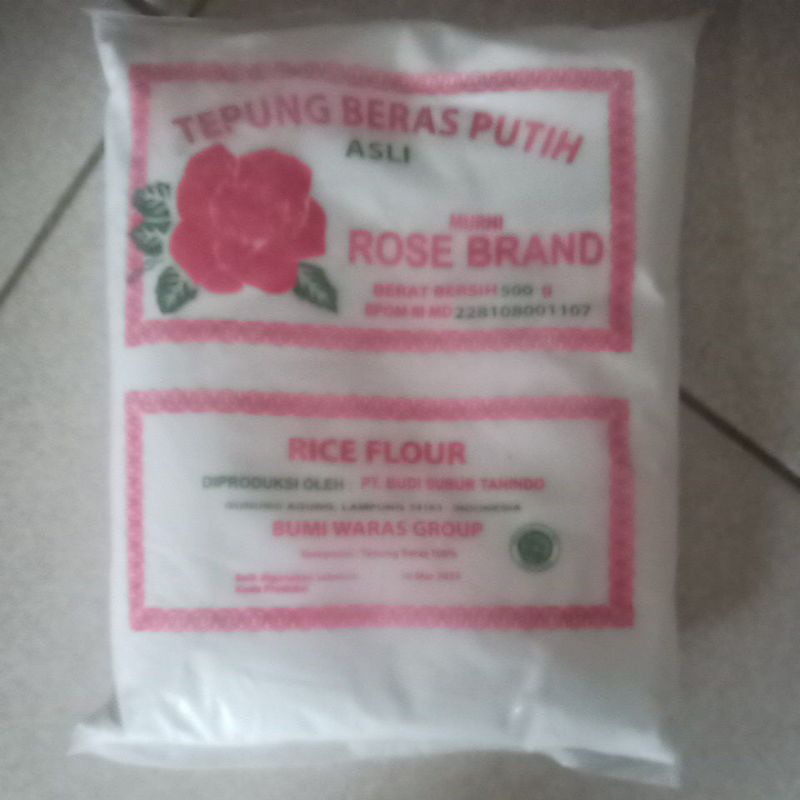 

Tepung Beras putih Rose Brand 500 gram