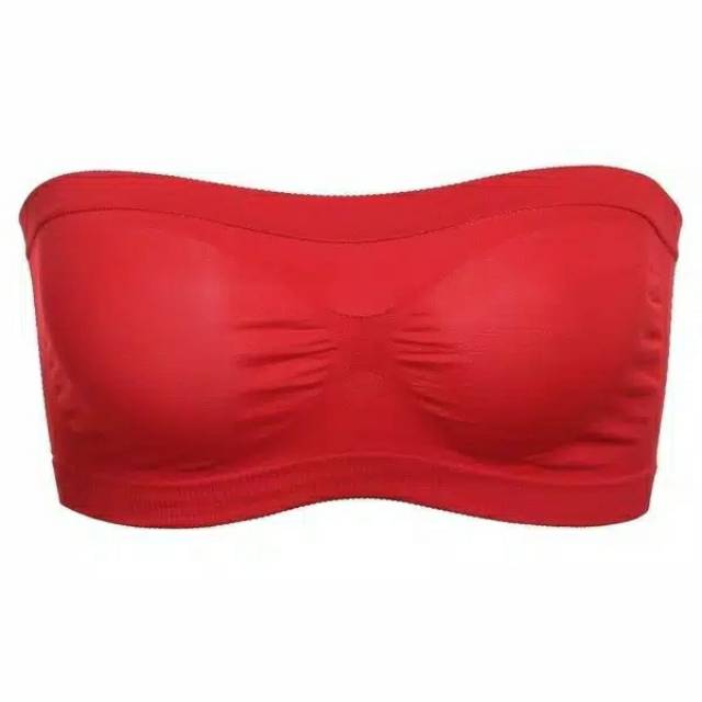 Bra Crop Top Strapless BH Breathable Flexible Pakaian Dalam