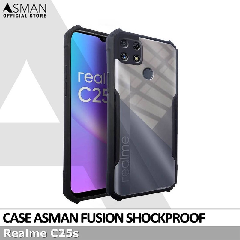 Asman Fusion Realme C25s Case Premium Amor Acrylic