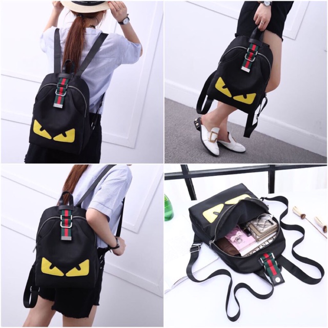 Ransel Dimanne Fendi Monster Backpack 2-45