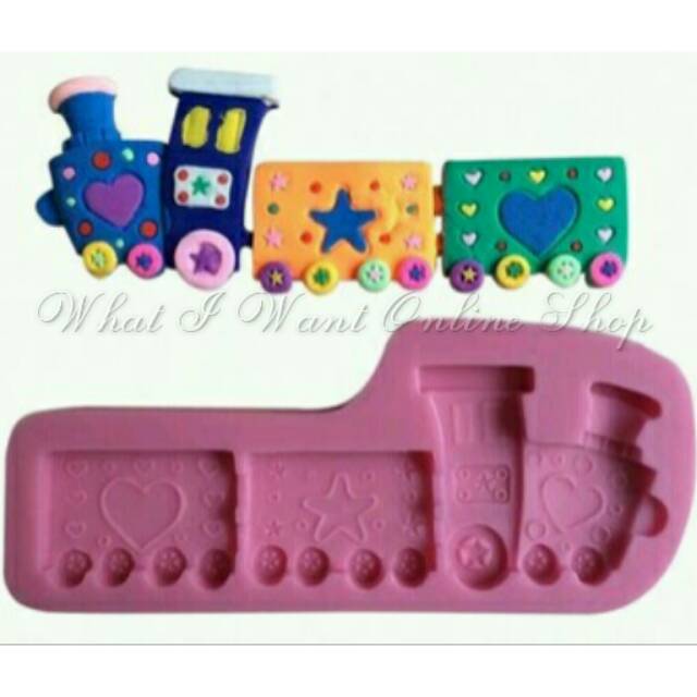 CUTE TRAIN SILICONE MOLD