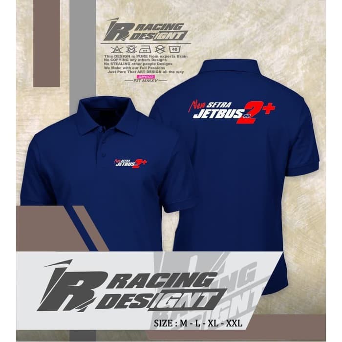 Poloshirt / Kaos Polo New Setra Jetbus 2 Terbaru Kualitas Distro -amd