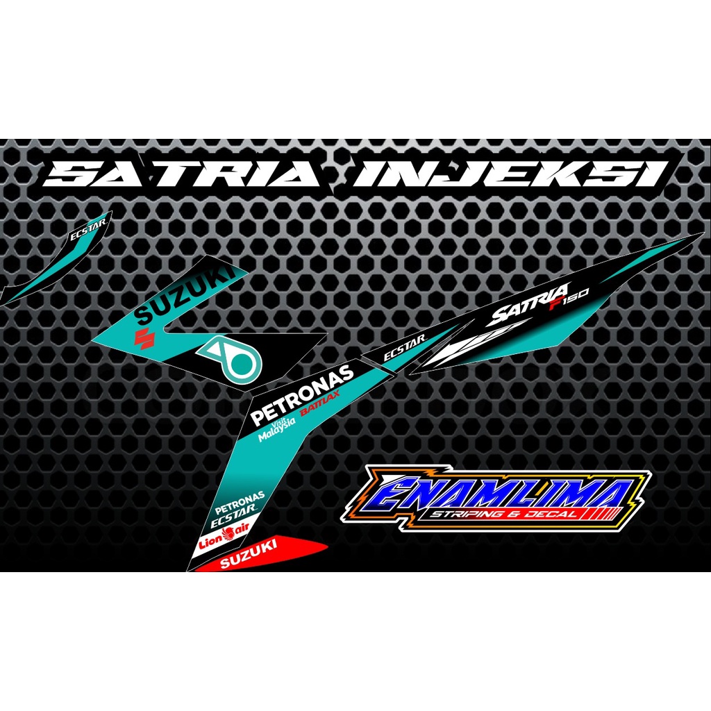 striping variasi satria fu injeksi petronas