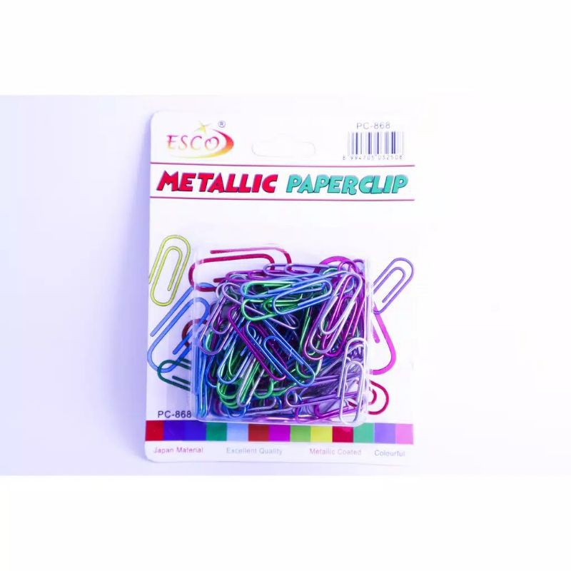 

paper clip metalic berkilau/klip kertas