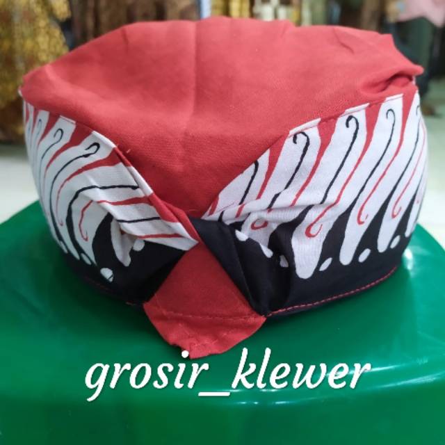 Iket banyuwangi jadi //iket sunda motif banyuwangi// iket banyuwangi// totopong//topi