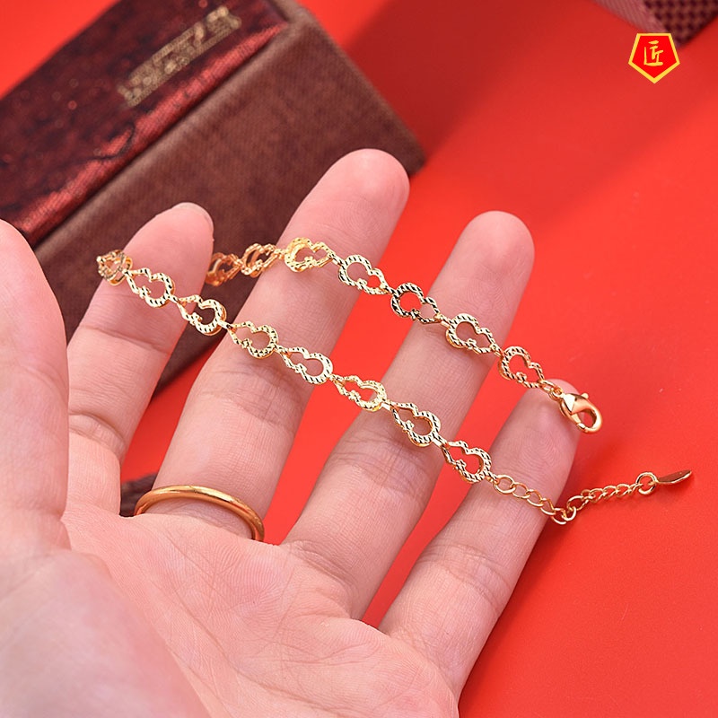 [Ready Stock]Hollow Bracelet Graceful and Fashionable