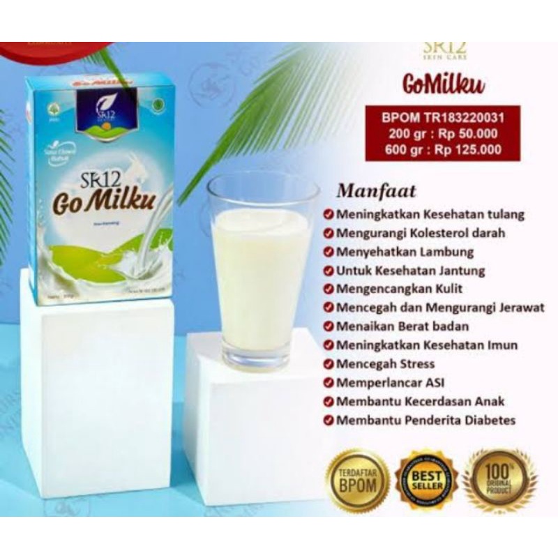 

Gomilku SR12 - Susu Kambing Ettawa halal bpom