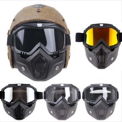 Google Mask Helm Masker Kaca Mata Motor Goggles Trail Cross