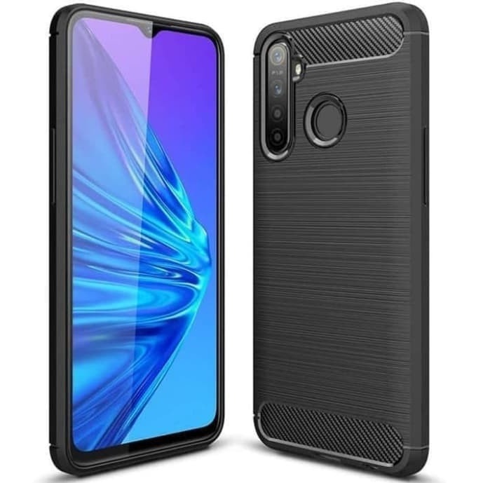 CASE SLIM FIT CARBON IPAKY REALME C3 SOFTCASE - FA