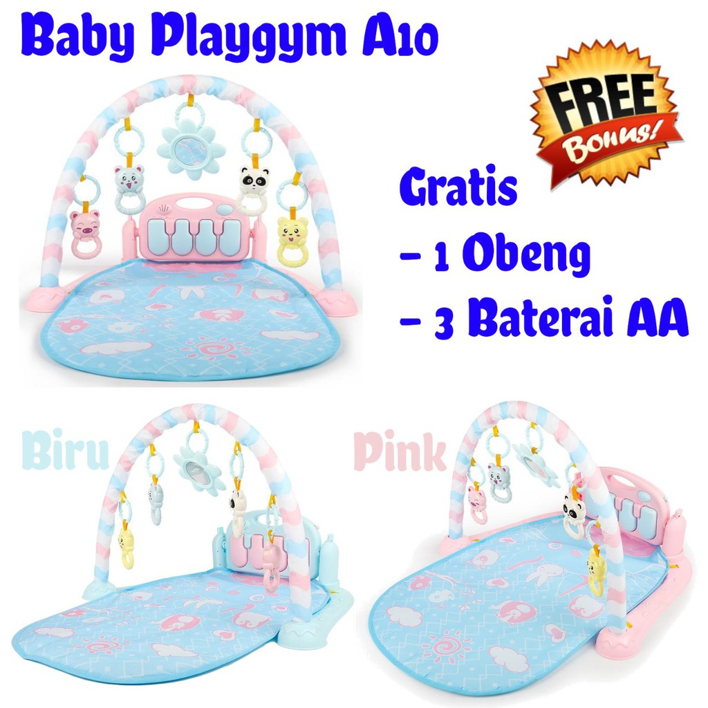 RB Baby  Playgym  Murah  Remote Control Playmat Piano Musical 