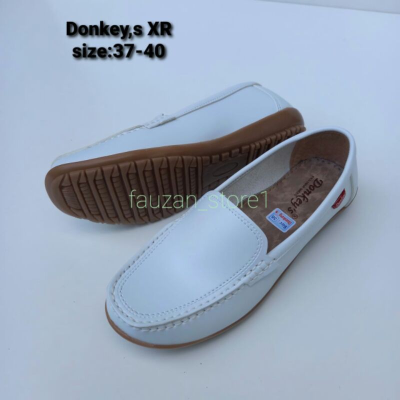 Pantofel Putih Formal Donkey,s XR Sepatu Pantofel Wanita