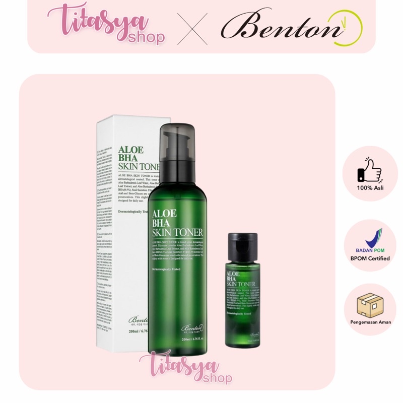 [BPOM] Benton Aloe BHA Skin Toner 50ml / 200ml