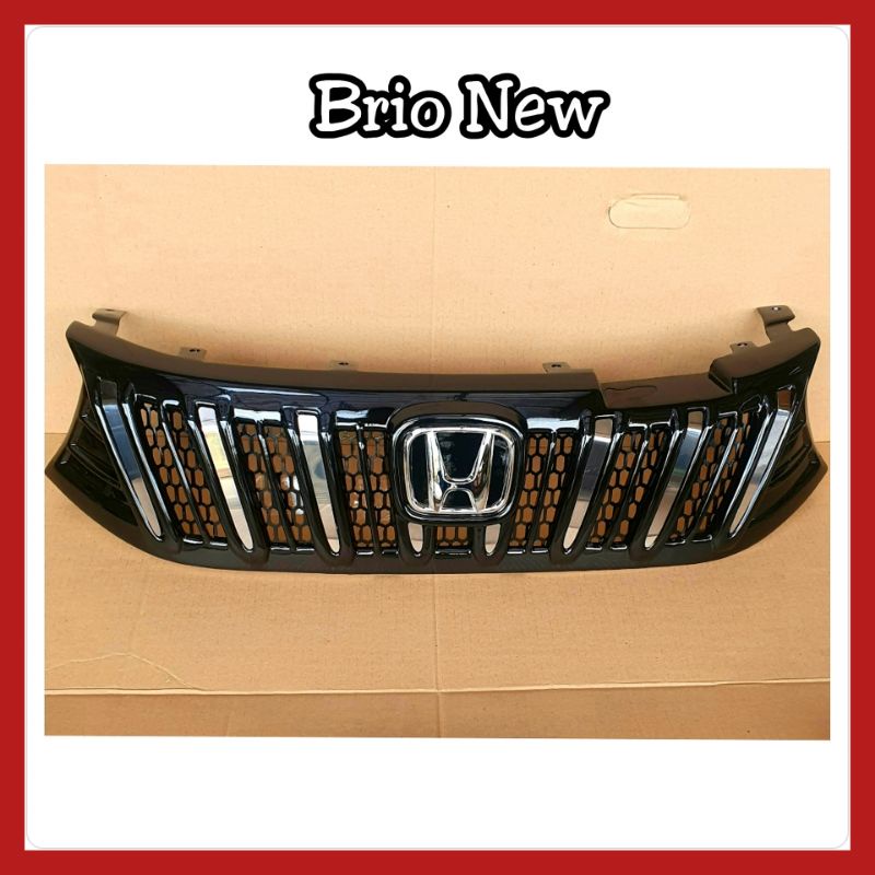 Grill Brio New 2018up Model Prado Hitam Glossy