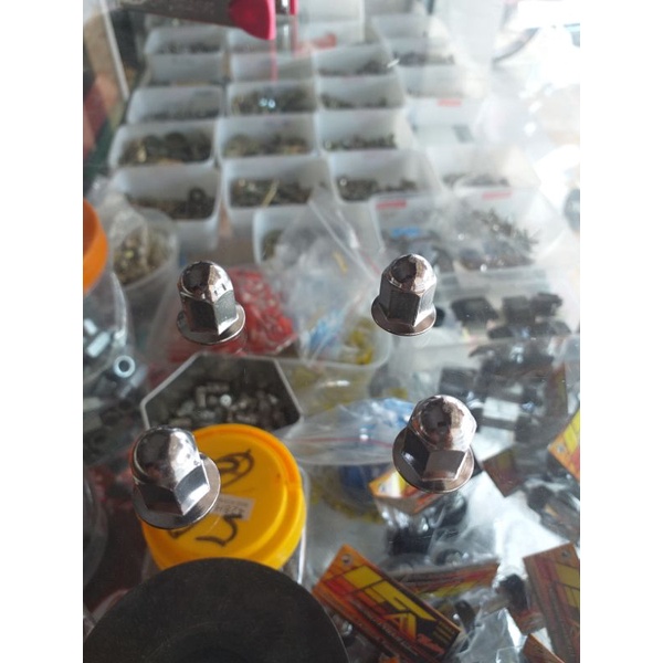 mur topi uk baut 11  M7 mur knalpot gl dll