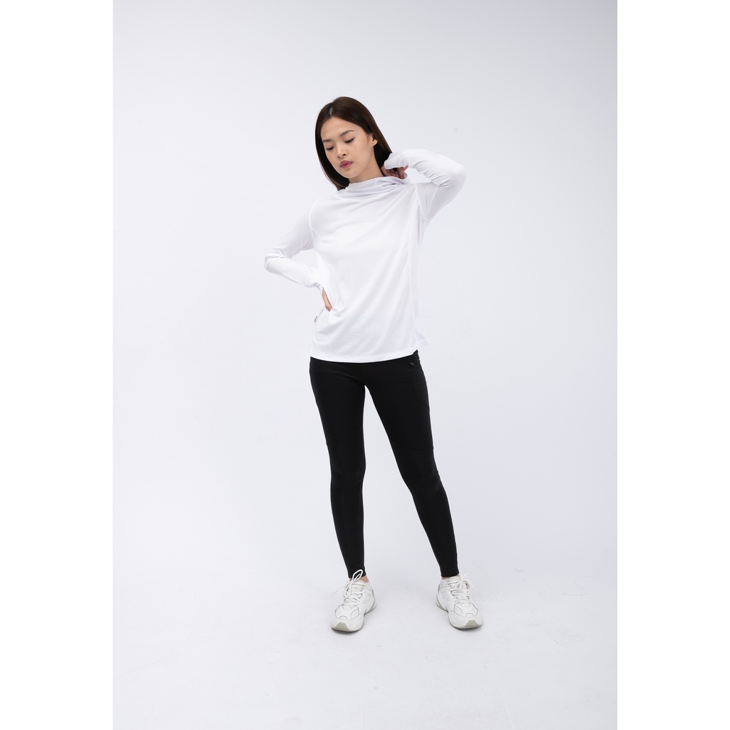 Trijee Baju Olahraga Lengan Panjang Wanita Lari/Casual/Outdoor/ Lyssa - White