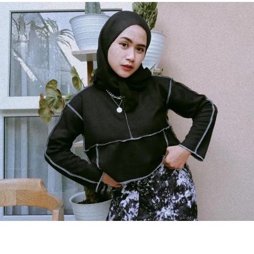 egafashion - Lezy Marie Blouse terbalik Baju atasan wanita Model terbaru Viral Atasan Jumbo Kemeja j
