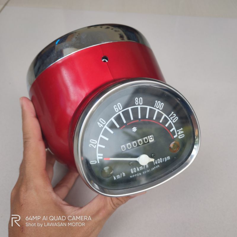 headlamp head lamp lampu depan reflektor speedometer speedo meter suzuki a100 a2 a3 b100 b120 origin