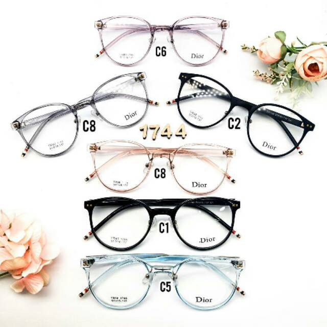 Kacamata korea bulat Frame 1744