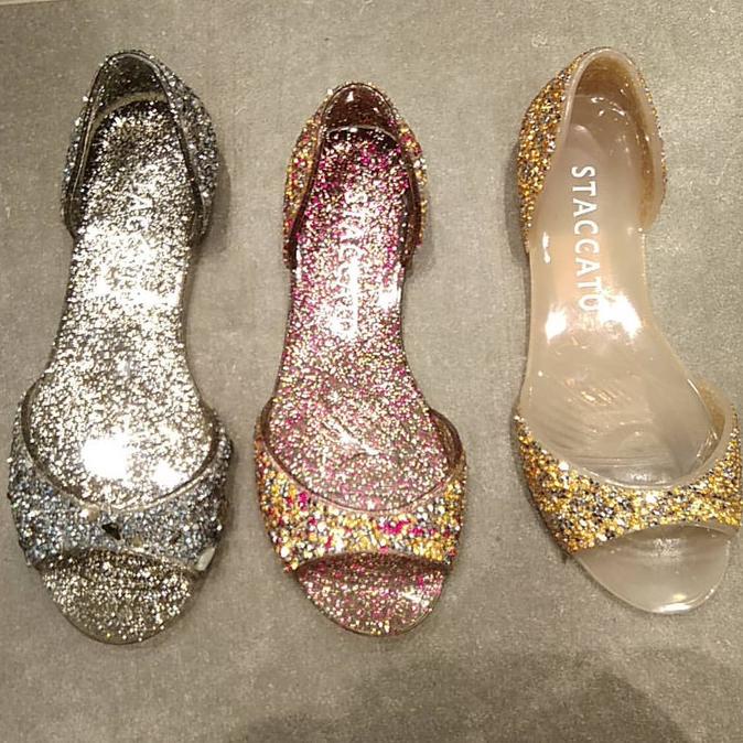 sendal sepatu mewah blink2 jelly shoes staccato original branded