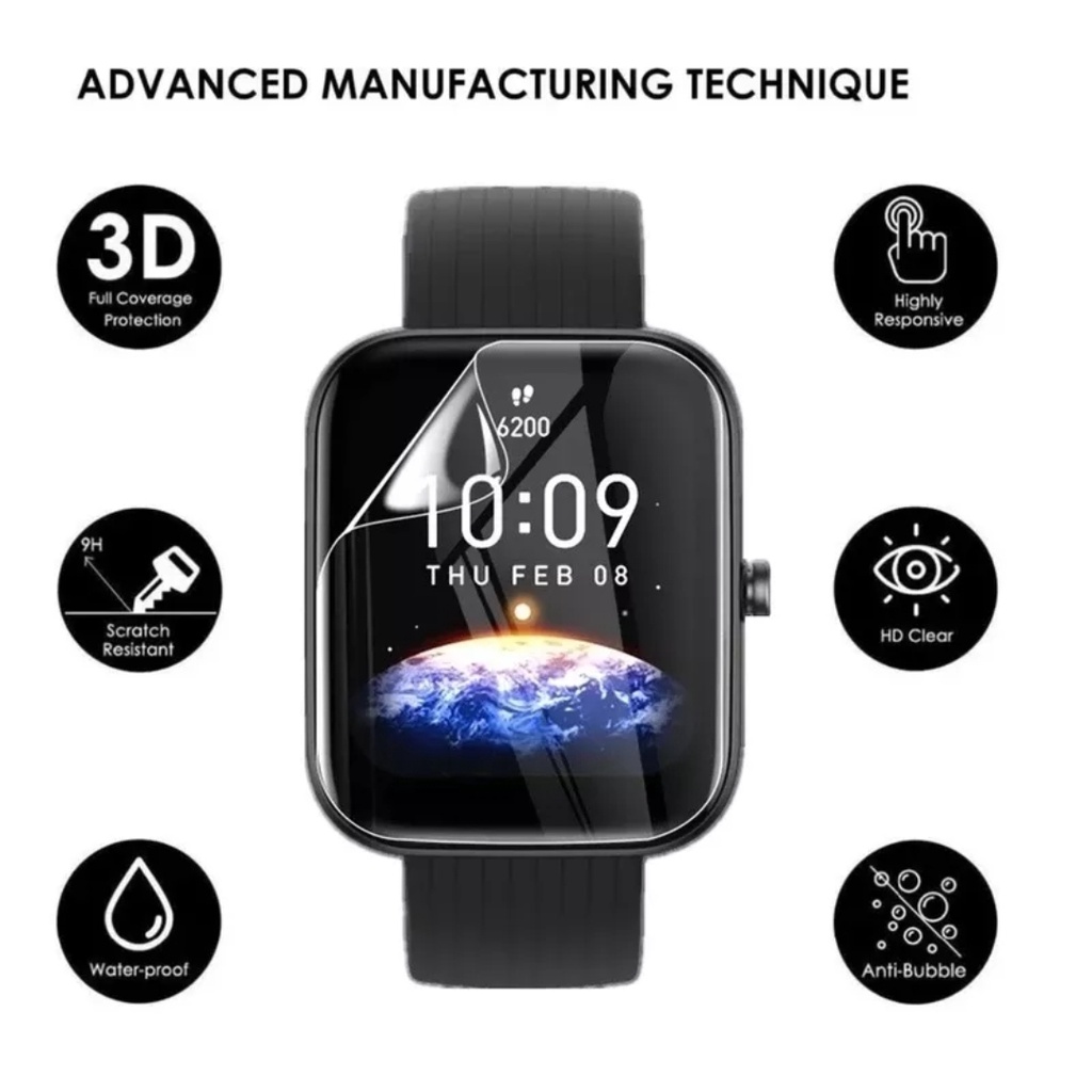 Screen Guard Hydrogel Anti gores Xiaomi Amazfit Bip 3 BIP 3 PRO