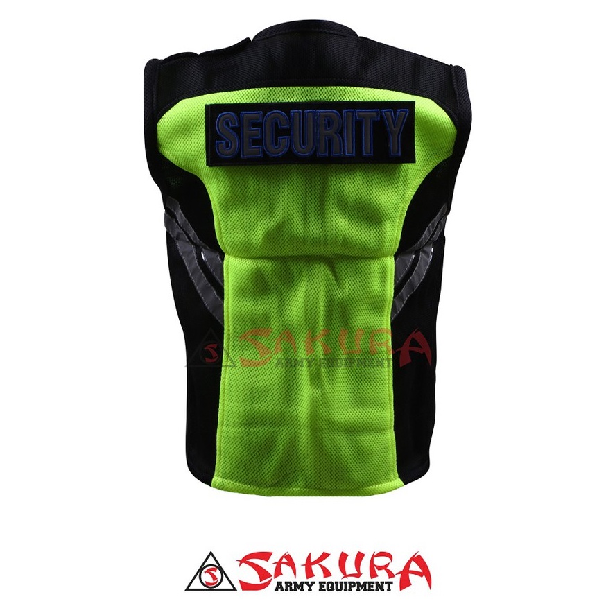 Rompi Security Satpam Jaring Double Mess Tebal Rompi Jaring Security