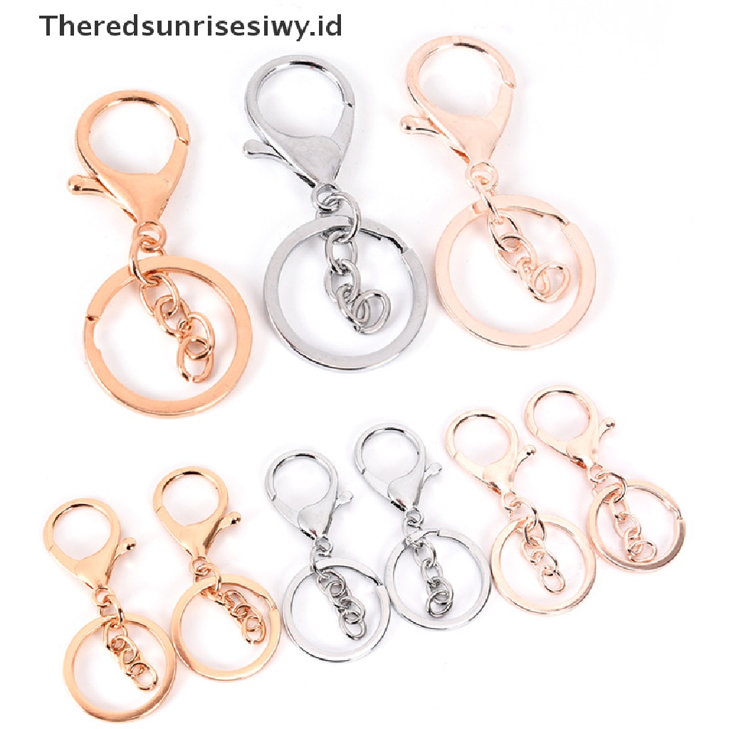 10pcs Gantungan Kunci Lobster Clasps Untuk Membuat Perhiasan