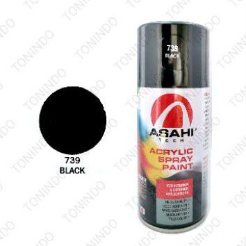 Cat Semprot Pilox ASAHI 739 Black Hitam Kilap