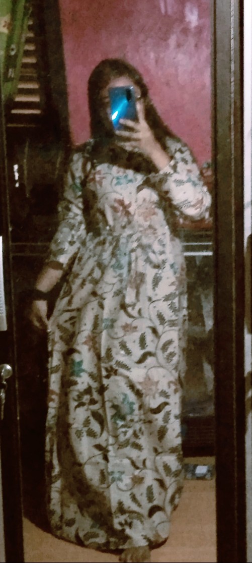 Gamis Batik Modern||tali Samping||asli Pekalongan