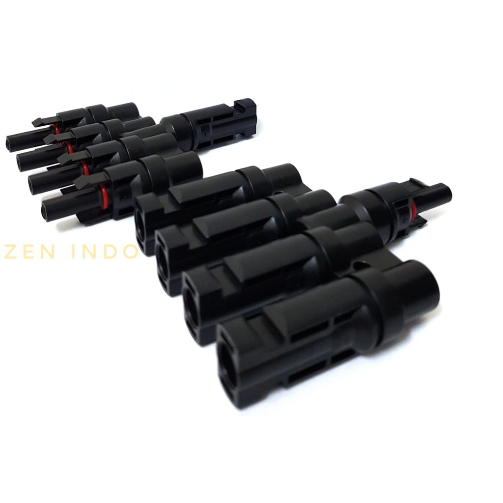 MC4 Connector 4 IN 1 Cabang 4 Connector MC4 4in1 (1 ke 4 splitter)