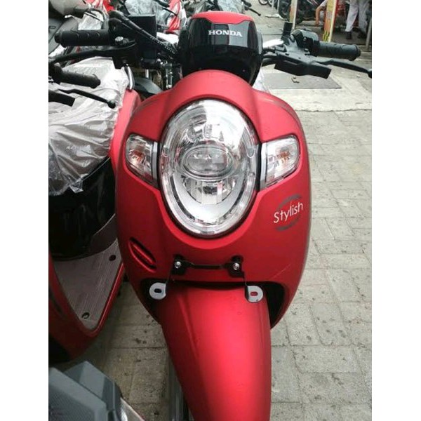 cover front panel tameng batok lampu depan Scoopy esp new K93 merah doff matte red