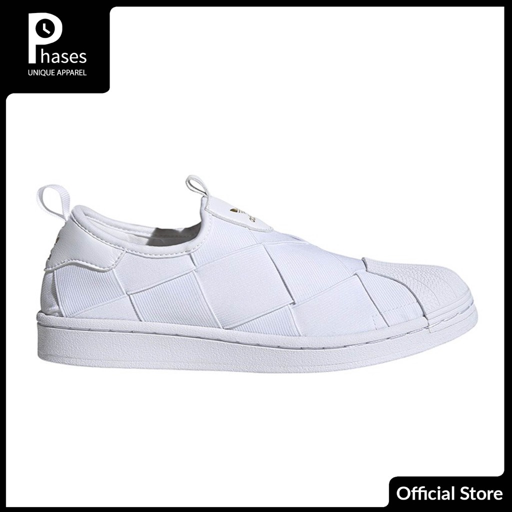Adidas Superstar Slip On Elastic White Original