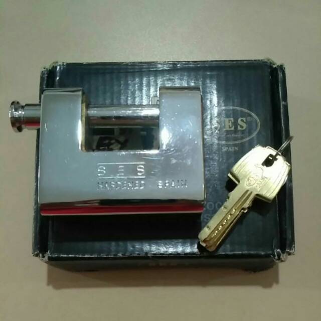 Gembok Rumah Ruko SES Spain Stainless Steel Kuningan Kuat Berkualitas