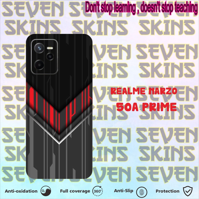 SKIN HANDPHONE DAPAT 2 PCS REALME NARZO 50A PRIME  LINE