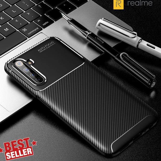 Case Realme 6 Pro Autofocus Carbon Slim Armor Softcase Mhs-1573
