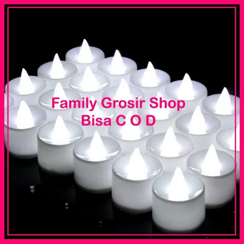 Lampu lilin LED lampu hias lilin elektrik include battery kancing LR44