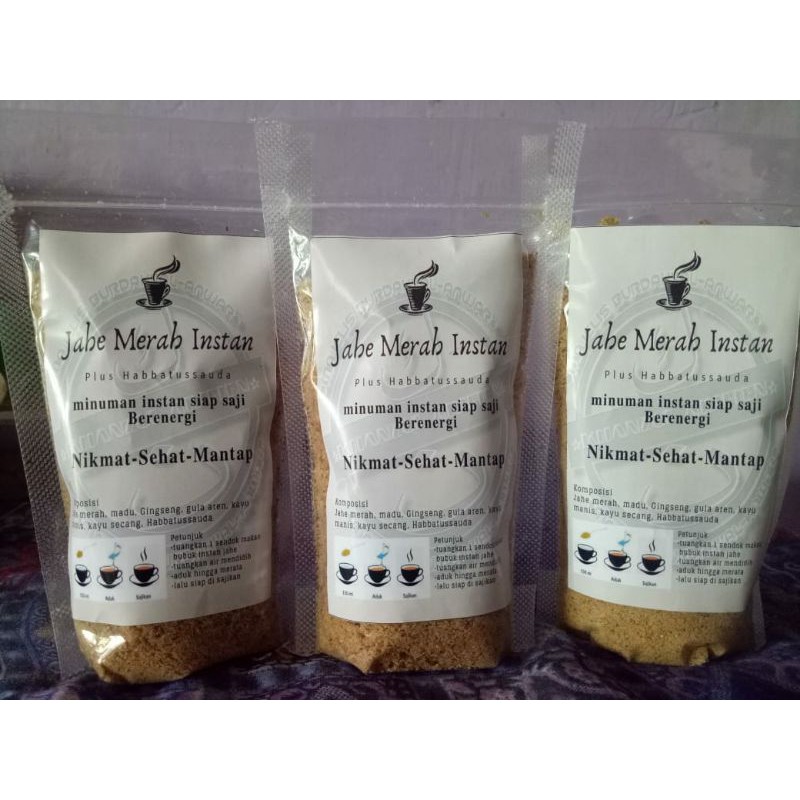 

Jahe Instan (bercampur Habatusauda)