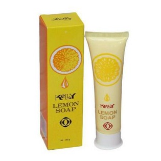 ^ KYRA ^ Kelly Lemon Soap Sabun Wajah dan Badan Face Soap - Netto 25 gr Dan 75 gr