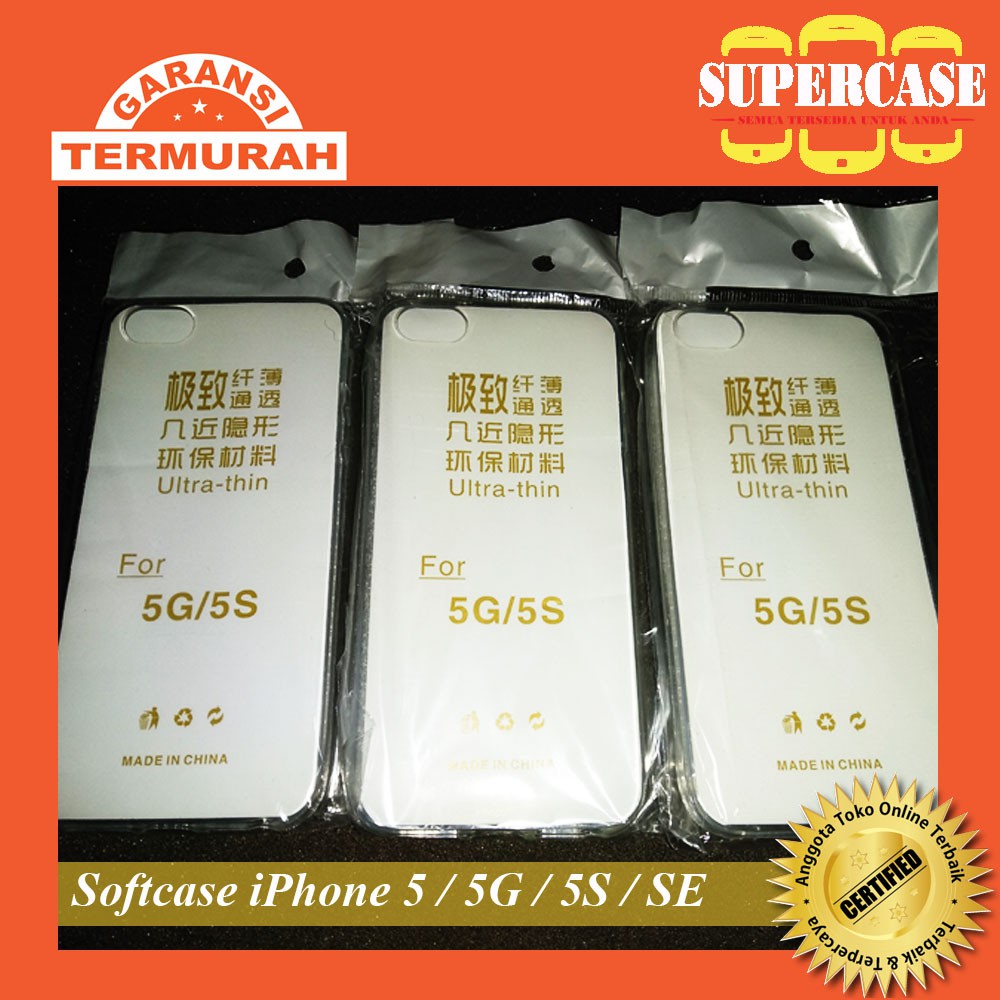 Softcase iPhone 5 - iPhone 5G - iPhone 5S - iPhone SE