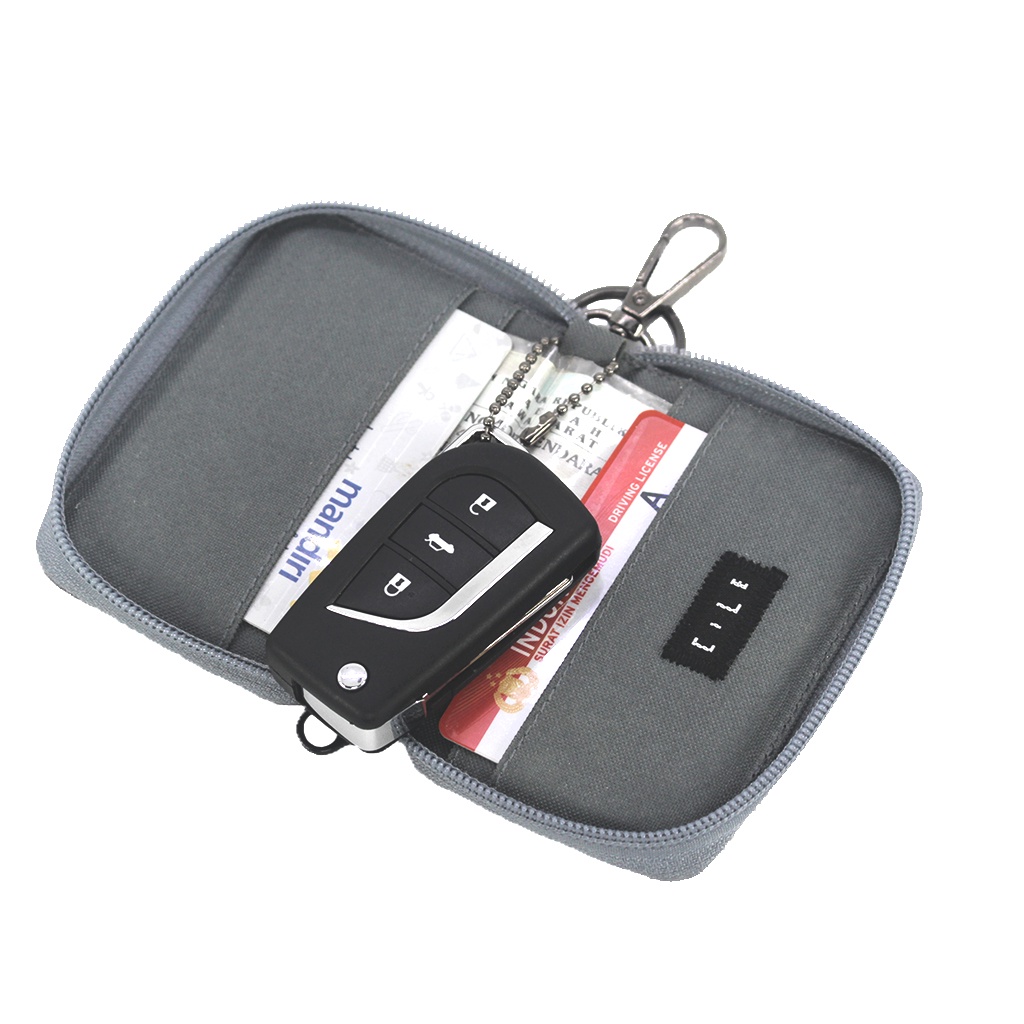 Dompet STNK Motor Mobil Kartu SIM eToll Gantungan Kunci Keyless Smartkey - DSR07