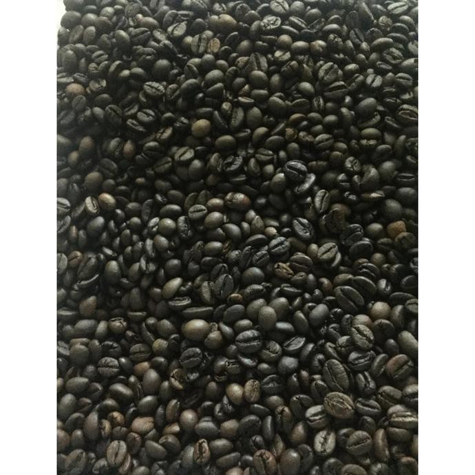 Jual ESPRESSO KOPI SUSU ROBUSTA DARK ROAST / HITAM BERMINYAK - BIJI