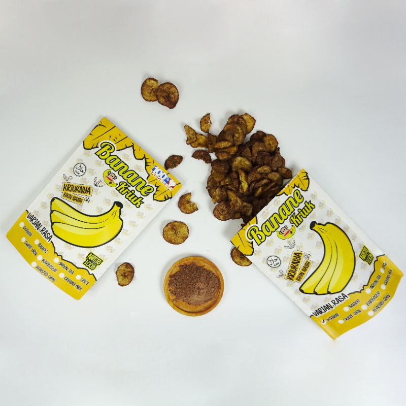 

Cemilan Snack Jajanan Keripik Pisang Banane Kriuk - Chocolate