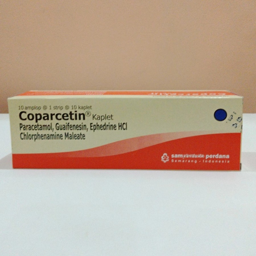Coparcetin tablet box