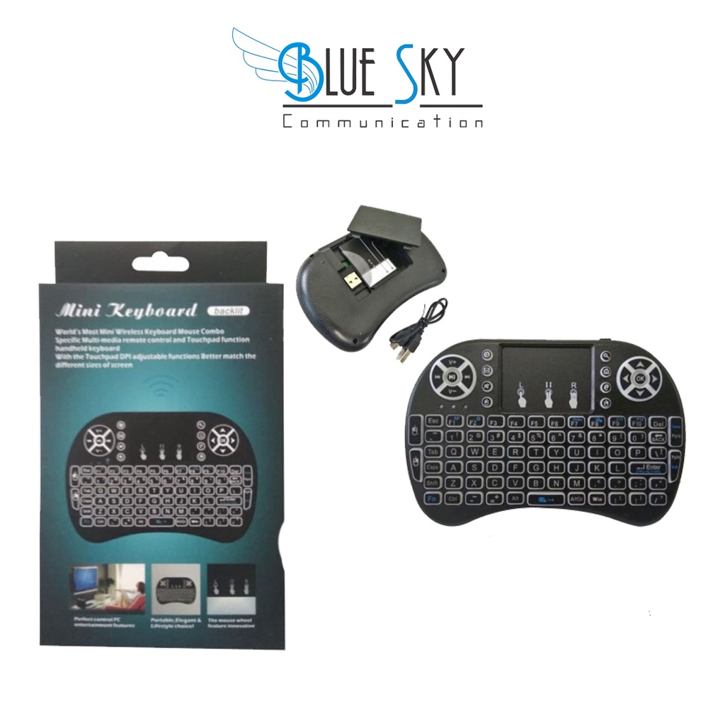 KEYBOARD WIRELESS MINI MOUSE WHEEL